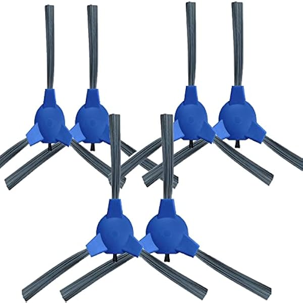 Replacement Side Brushes for Proscenic 850T Robotic Vacuum Cleaners - Powerful Sweep Edge Brush Clean Accessories 6 Pack