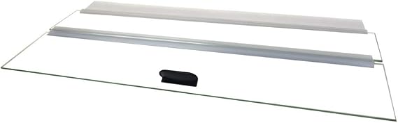 H2Pro 24" Glass Canopy for 15/20/ 55-Gallon Aquarium Fish Tank (23.07 x 11.69 x 0.16in)