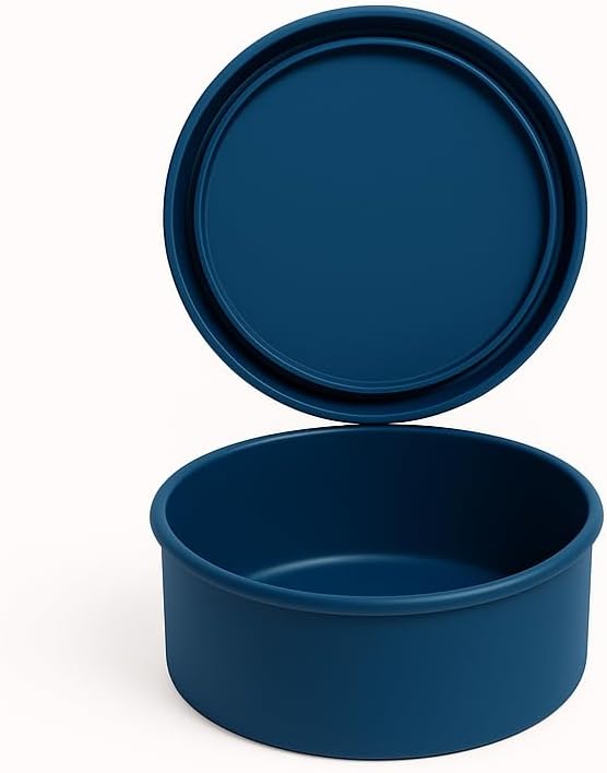 Silicone Round Container 32oz | Large Batch Cooking & Meal Prep Storage | BPA-Free Non-Toxic | Leakproof | Freezer Microwave Oven Dishwasher Safe | Plastic-Free