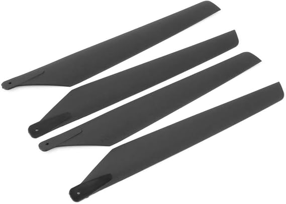 4Pcs/Set Black Main Blades for Esky LAMA V3 V4/ walkera 5#4 5-8 RC Helicopters for Apache AH6 Hobby RC Helicopters Parts