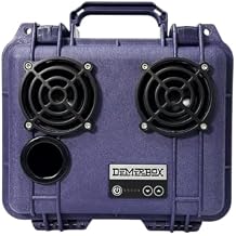 DemerBox: Waterproof, Portable, and Rugged Outdoor Bluetooth Speakers. Loud Sound + Deep Bass, 40+ hr Battery Life, Dry Box + USB Charging, Multi-Pairing Party Mode (Wister Purple DB2)