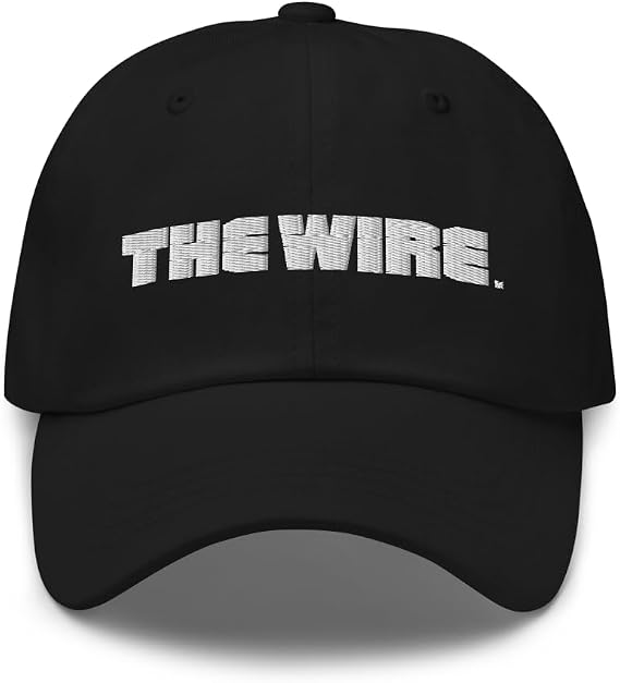 HBO - The Wire Logo Embroidered Hat - Officially Licensed - Black