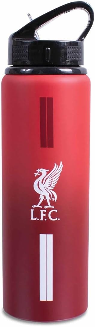 Liverpool F.C. Team Merchandise Aluminium Fade Bottle,Red, 750ml | Officially Licensed