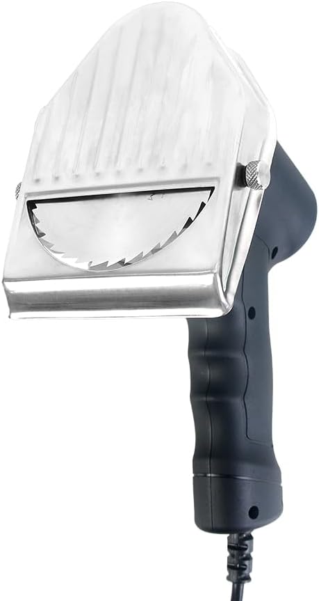 Electric Kebab Slicer,Meat Doner Cutter,Shawarma Gyros Cutting Machine,Kebab Knife with 2 Stainless Steel Blades (Corded Electric)