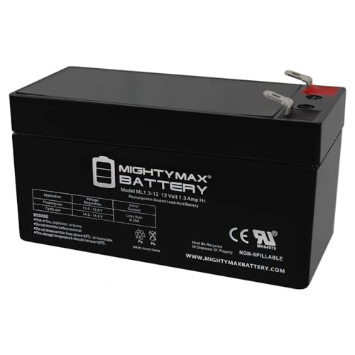 Mighty Max Battery 12V 1.3Ah SLA Replacement Battery for Vision CP1213