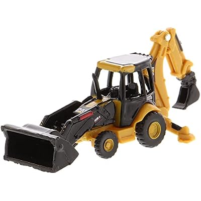 Cat Micro 420E Backhoe Loader - Micro-Constructor Series by Diecast Masters - 85973DB