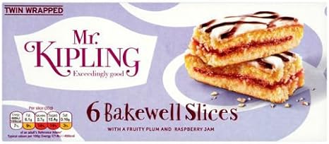 Mr Kipling Bakewell Slices 6 Per Pack Case Of 7