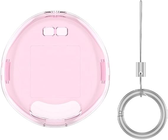 Clear Hard PC Case Designed Exclusively For Tamagotchi-Uni Protection Coverage And Operational Continuity Daily Usage Scenarios(Pink)