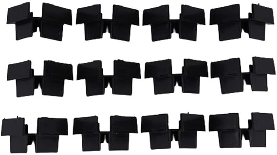 12 Pcs Black Tray Stackers for Harvest Right Freeze Dryer, Vertical Tray Organiser Spacers Accessories, Plastic Stackable Rack Set for Kitchen Storage