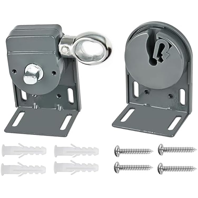 Sunshade Replacement Bracket, Compatible with Coolaroo External Roller Blind, Upgraded to Metal Ring, More Durable and Long-Lasting