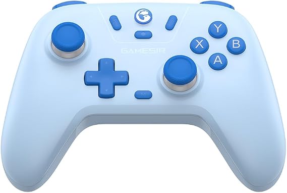 GameSir Nova Lite Çoklu Platform Kablosuz Oyun Kumandası, PC, Steam, Switch, iOS ve Android Uyumlu Hall Effect 20Hz Turbo (Sky Blue)