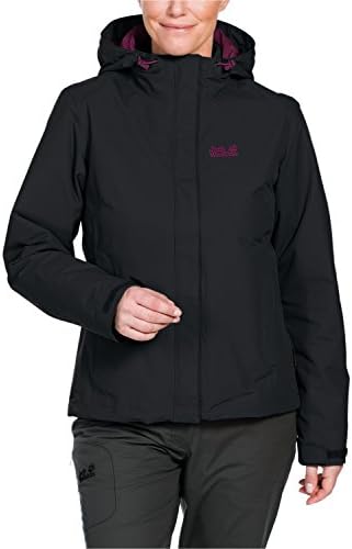 Jack Wolfskin Womens Crushn Ice Jacket, Large, Black