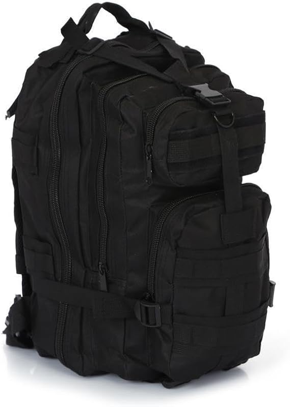 Single Sword 25 L Taktik Outdoor Kamp Seyahat Sırt Çantası, Siyah