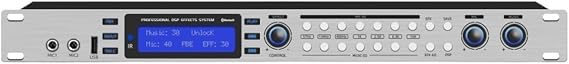 Digital Effector Professional Digital Audio Echo Pre-Effects DSP Processor Built-in Audio Processor Bluetooth USB App Recording Studio