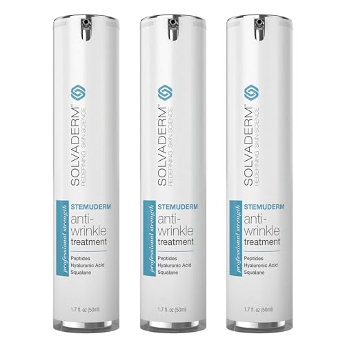 Stemuderm Face & Eye Cream - Anti Aging Skincare - Daily Moisturizer for Fine Lines, Wrinkles & Eyebags - Supports Production of Collagen & Elastin - Organic Stem Cell Complex - 1.75 oz Pack of 3