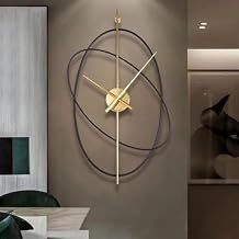Irregular 3D Metal Wall Clock Minimalist Wall Art Decor, Numberless Design, Modern Decorative Clock for Living Room, Bedroom, or OfficeSmall