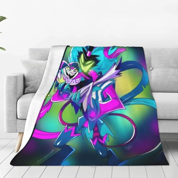 Helluva Boss Kids Adults Ultra-Soft Micro Fleece Blanket Throw All Season Fuzzy Lightweight Throw Blankets for Office Company Home Couch Bed Sofa 40X30"