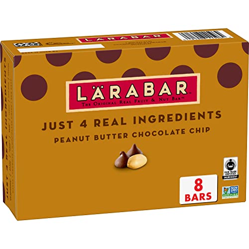 Larabar Peanut Butter Chocolate Chip, Gluten Free Fruit & Nut Bar, 8 Ct