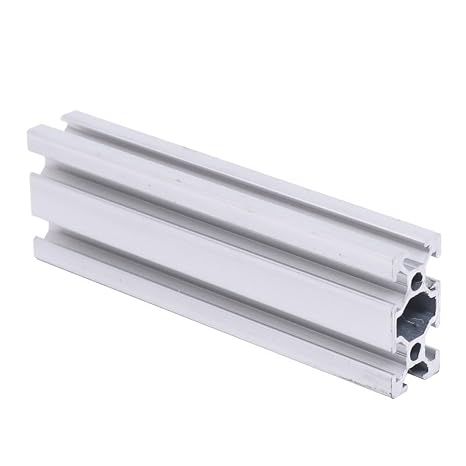 2040 Aluminum Extrusion Profile, 2pcs length 200mm European Standard Anodized Silver 20 Extrusion 2040 Series Linear Rail for 3D Printer Parts and CNC DIY
