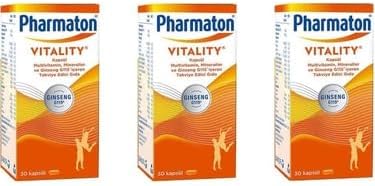 PHARMATON Vitality 30 Tablets 3 Pieces P09776