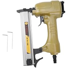 Pneumatic Nailer Air Nailer Pneumatic Framing Nailer Efficient Labor Saving Tool for Woodworking Flooring Picture Frames Window Door Installation Aluminum Iron 1289g