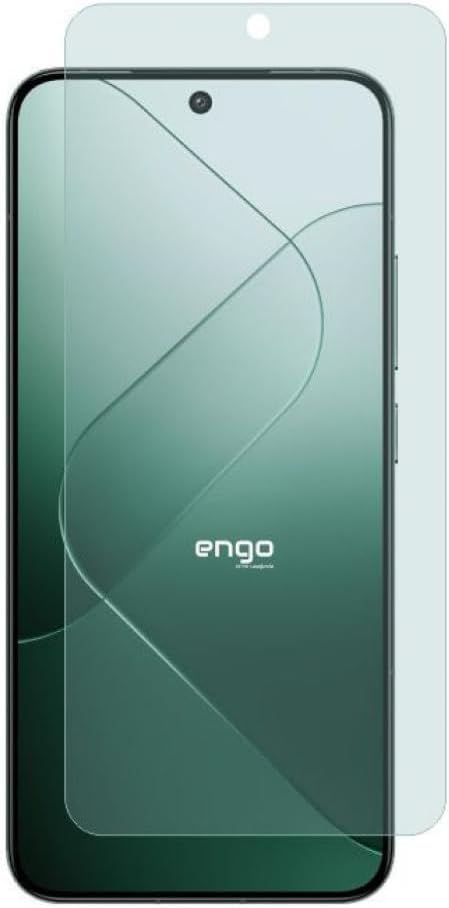 Engo Xiaomi 14 İle Uyumlu Ekran Koruyucu 9H Temperli Kırılmaz Esnek Nano Cam, Çizilmeye Dayanıklı Koruma, HD Şeffaf
