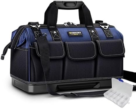 Suprills 20-Inch Heavy Duty Tool Bag Tools Storage Bag Large Tools Storage Bag, Organiser for Tools with Shoulder Strap, Large capacity, waterproof, Wear-resistant