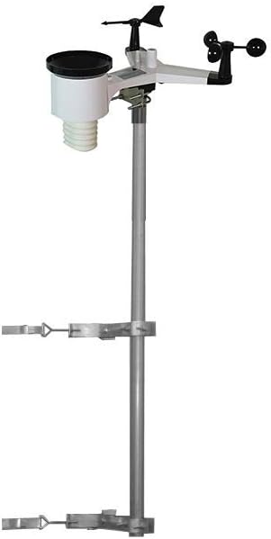 Ambient Weather EZ-29-24 Chimney Mounting Kit with Mast