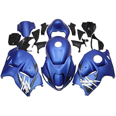 Plastic Complete Matte Blue Fairing Fit for Suzuki 1997-2007 GSXR 1300 Hayabusa Gen1 Injection ABS New Aftermarket Bodywork Bodyframe Kit Set 1998 1999 2000 2001 2002 2003 2004 2005 2006