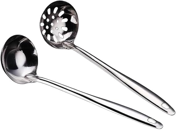 Kitchen Tools: Stainless Steel Soup Plates, Long-Handled Kitchen Utensils, hot Water Kettles, Thin Spoons