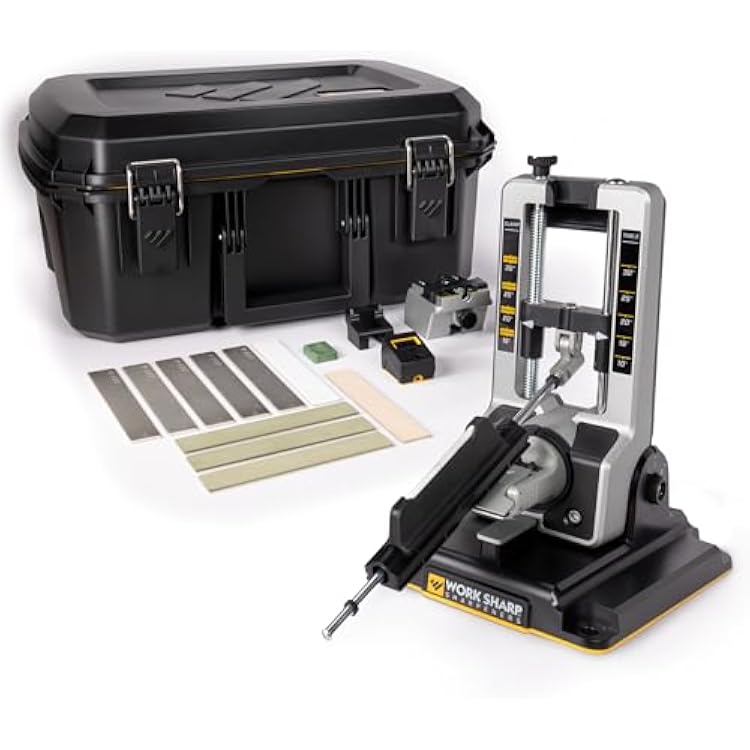 Work Sharp Professional Precision Adjust Elite Knife Sharpener Kit, Sharpen Every Knife You Own