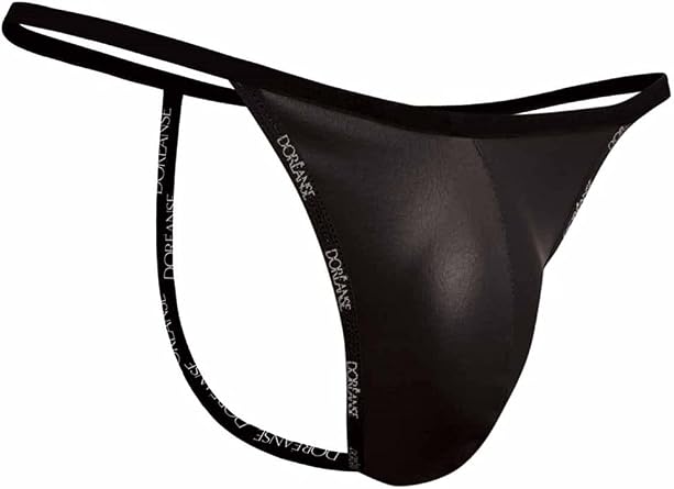 Doreanse 1326-Space Black Flashy G-String Thong