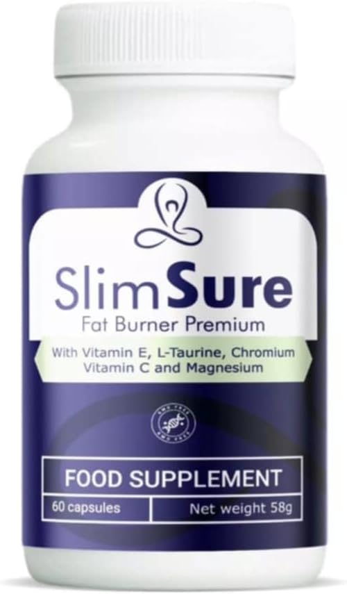 SlimSure Capsules Premium Ingredients, Supports Healthy Weight Loss Support - All Natural/Weight Management Support - 60 Capsules - Vegan/New & Sealed