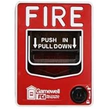 Gamewell-FCI MS-7AF Fire Alarm Dual Action Pull Station, Red