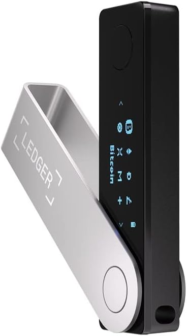 Ledger Nano X Wallet (Oniks Black) - Bluetooth - Safely buy, manage, increase digital assets