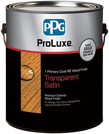 1 Gal ProLuxe SIK41077 Cedar 1 Primary Coat RE Reduced Emissions Premium Exterior Wood Finish Basecoat, Transparent Satin