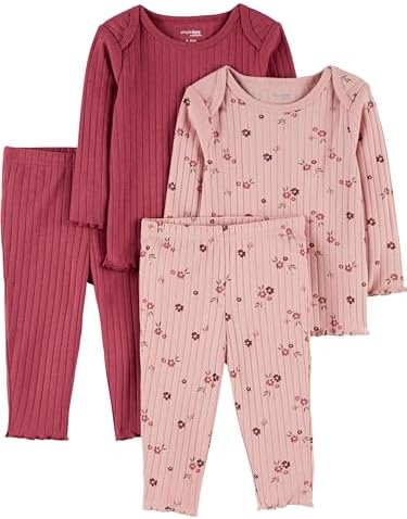 Simple Joys by Carters Baby Girls 4-piece Textured Set