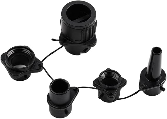 Inflatable Boat SUP Pump Adaptor and Kite/Boston Valve Standard Conventional Air Pump Air Valve Adapter Spoke Plate Attachment(Multi)