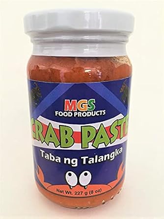 MG-S Pampanga Crab Paste Taba ng Talangka MGS Food Products 227g, 8 Ounce (Pack of 1)