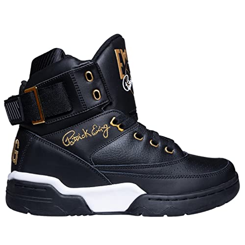PATRICK EWING Athletics 33 HI 10 Year Anniversary BlackWhiteGold