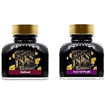 Diamine - 80ml Fountain Pen Ink 2 Pack - Oxblood & Imperial Purple