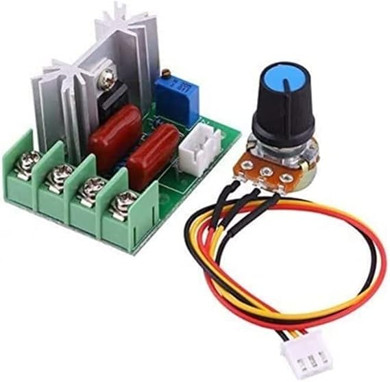Ac 220v Scr Voltage Regulator Led Dimmer Dimmer 2000w High Output Motor Speed Controller Governor Module W/Potentiometer