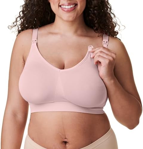 Bravado Designs Nursing Bras for Breastfeeding, Body Silk Seamless Wireless Bras for Women, Full Coverage Maternity Bra