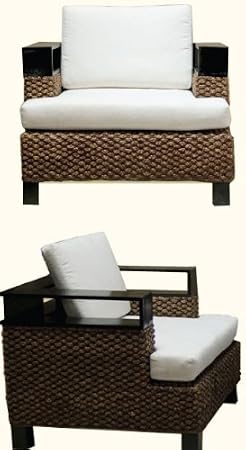 Oriental Furnishings Asian Rattan Living Room Chair