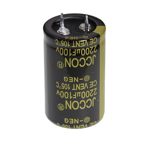 3 Pieces 100V 2200UF 2 Pin Solder Snap-in Terminal Electrolytic Capacitor 100 Volt 2200 uF