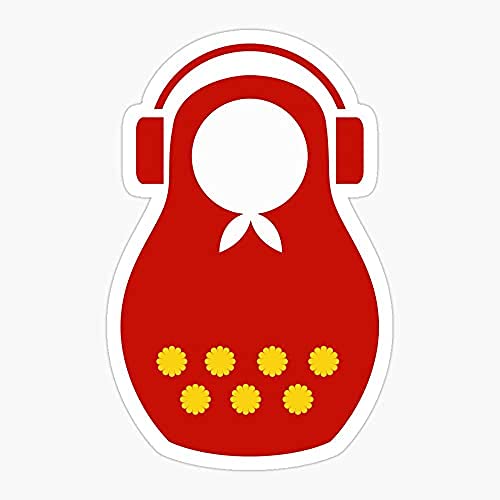 Matryoshka Doll Russian Doll Sticker Decal Vinyl - Peel and Stick to Any Smooth Surface