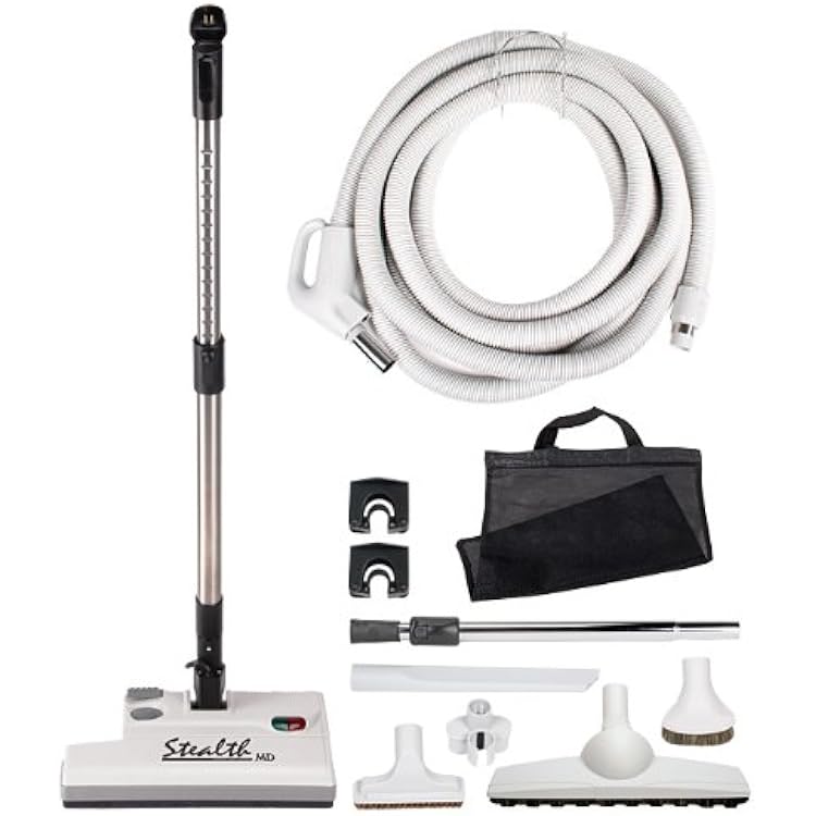 35ft Stealth Central Vacuum Accessory Kit, Direct Connect