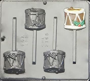 Drum Chocolate Candy Mold Christmas 2165