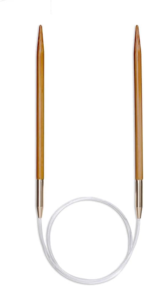 Seeknit Circular Knitting Needles, Bamboo, Brown, 140 cm x 4 mm