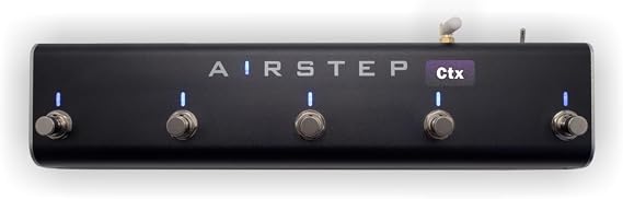XSONIC AIRSTEP Ctx Wireless Foot Controller for Nano Cortex, Preset/Effect Modes, Dual Expression Inputs, AIRSTEP Cortex App Config, Works with Cortex Cloud App, Rechargeable Battery